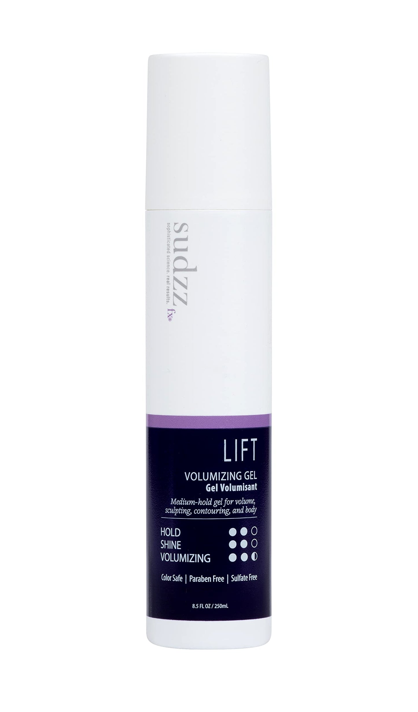 SUDZZFX LIFT Volumizing Gel, 8.5 Fl Oz (Formerly Zephyr) – Spray for Fine Hair Shine & Medium Hold – Thickening Formula for Men & Women
