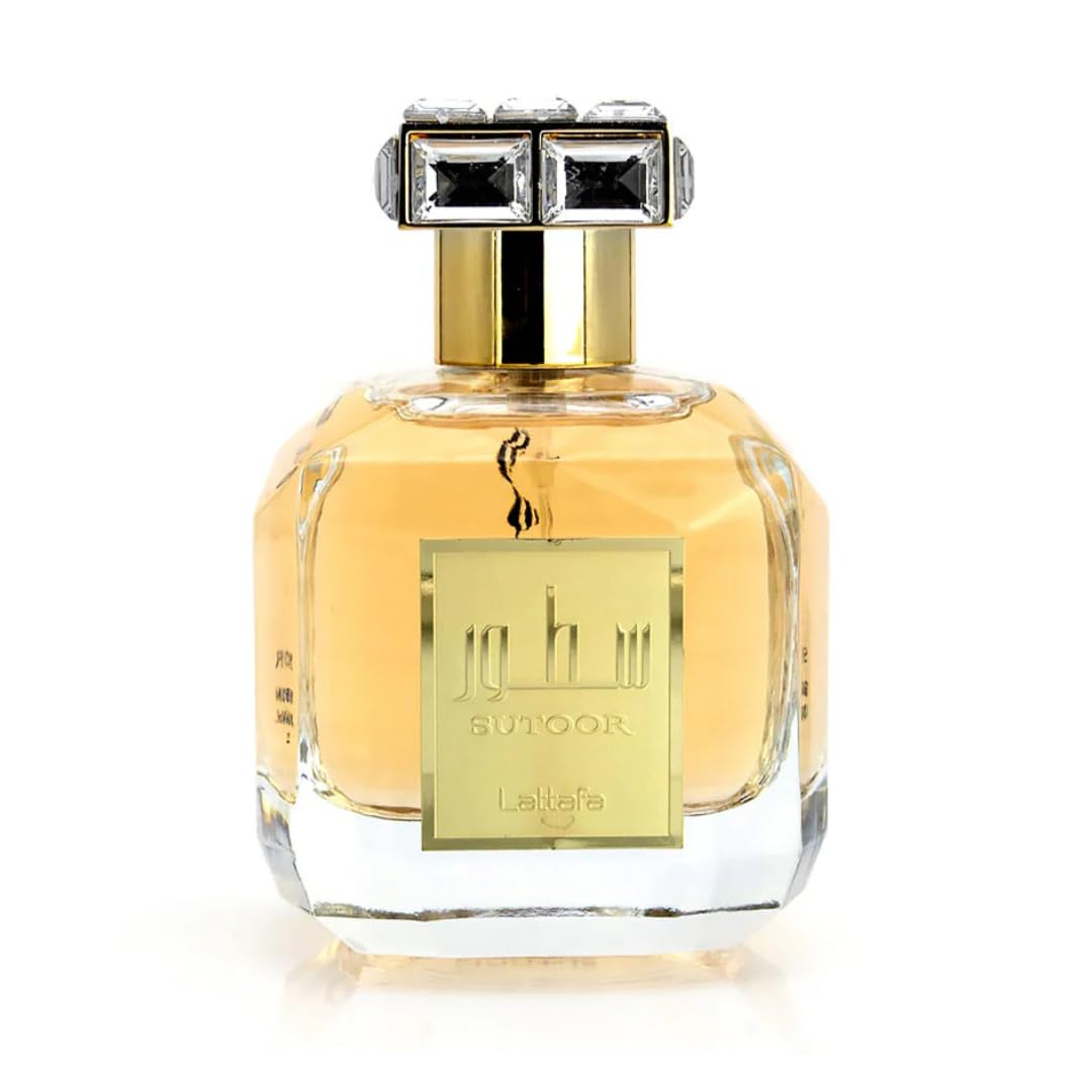 Lattafa Sutoor Eau de Parfum Spray for Women, 3.4 Ounce