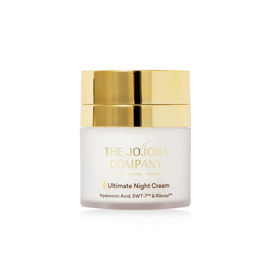 Jojoba Ultimate Night Cream – Anti-Aging Moisturizer for Wrinkles, Fine Lines & Regeneration – Hydrating Night Cream for All Types – Enhances Texture & Tone – 50ml