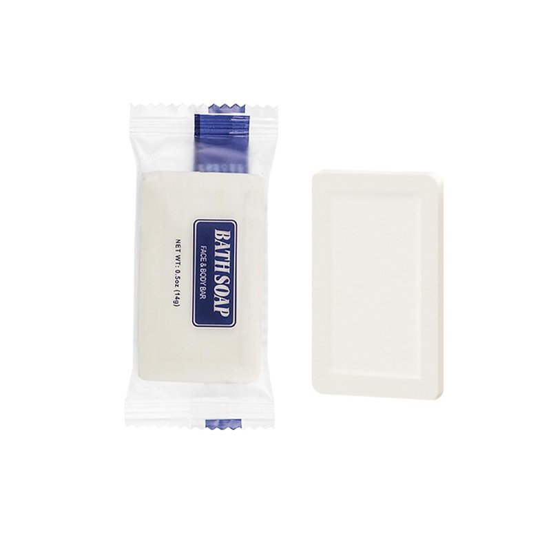 Mini Soap Bars Bulk - 100 Pack Individually Wrapped Travel Size 0.5 oz Toiletries for Hotels | Small Bar Soap