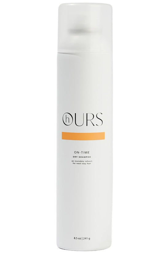 hOURS haircare On-Time Dry Shampoo For Women | Professional Full-Size Sulfate, Paraben, & Cruelty Free Spray with Nourishing Formula | Award-Winning Soft Volume Refresh for All Hair Types | 8.5 oz