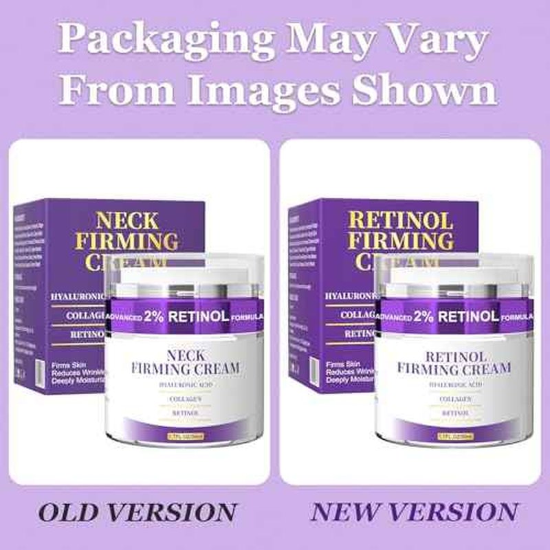 Retinol Cream for Face, Neck Creams for Tightening and Firming, Anti Aging Face Moisturizer for Face, Day & Night Moisturizing with Collagen, Hyaluronic Acid for Sagging Skin, Wrinkle, 1.7 Fl OZ