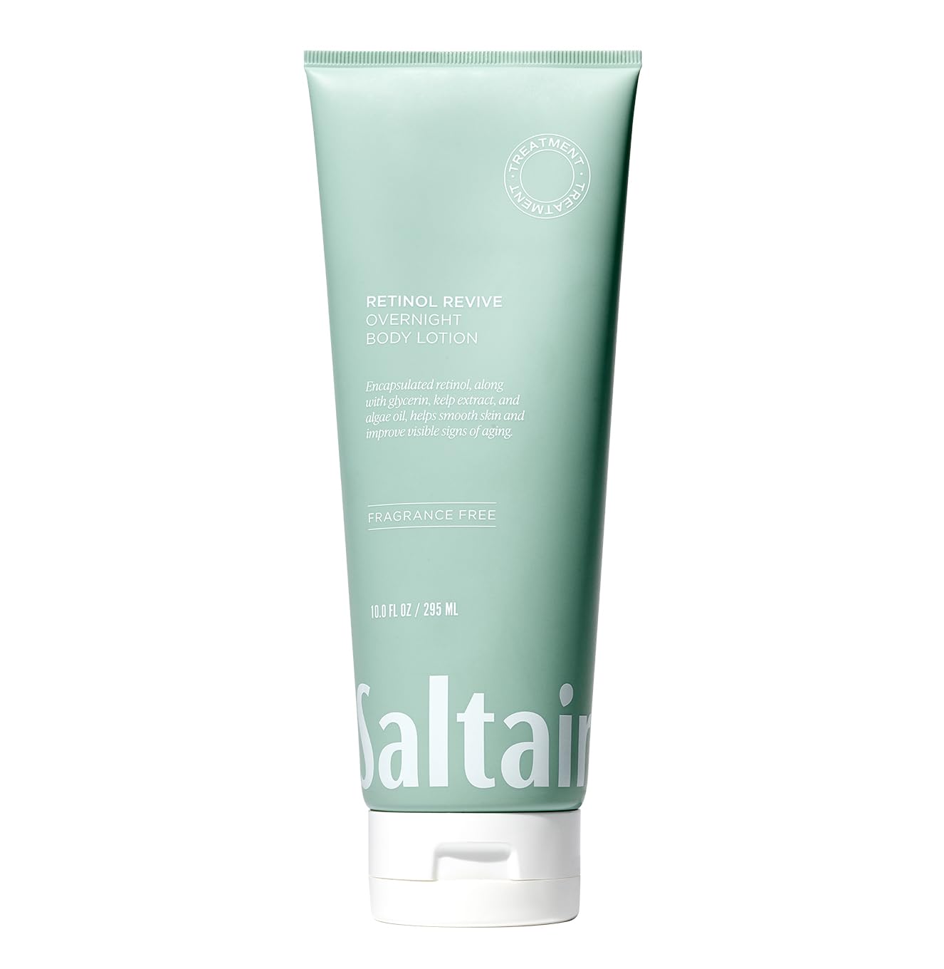 Saltair Retinol Revive Night Lotion – Dual-Action Retinol Body Lotion for Smoother, Firmer Looking Skin – Hydrating Moisturizer with Kelp, Allantoin & Glycerin – 10 oz Pump Bottle