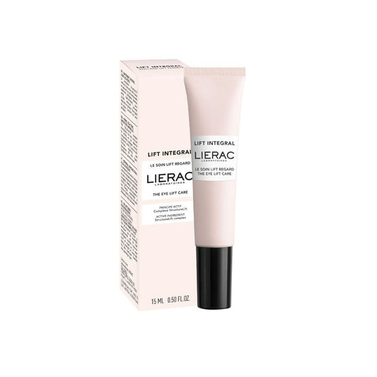 Lierac Lift Integral Under Eye Cream for Dark Circles - Firming Solution with Hyaluronic Acid, Collagen, Elastin, Tightens & Smoothes Wrinkles, Eye Cream for Wrinkles & Sensitive Skin - 15ml