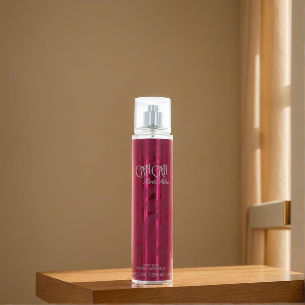 Paris Hilton CanCan Body Mist Fragrance for Women, Fruity, 8 Fl Oz