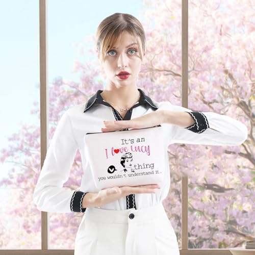 GJTIM TV Show Inspired Gift It¡¯s A Thing You Wouldn¡¯t Understand It Zipper Pouch Makeup Bag for Fans (L thing bag)