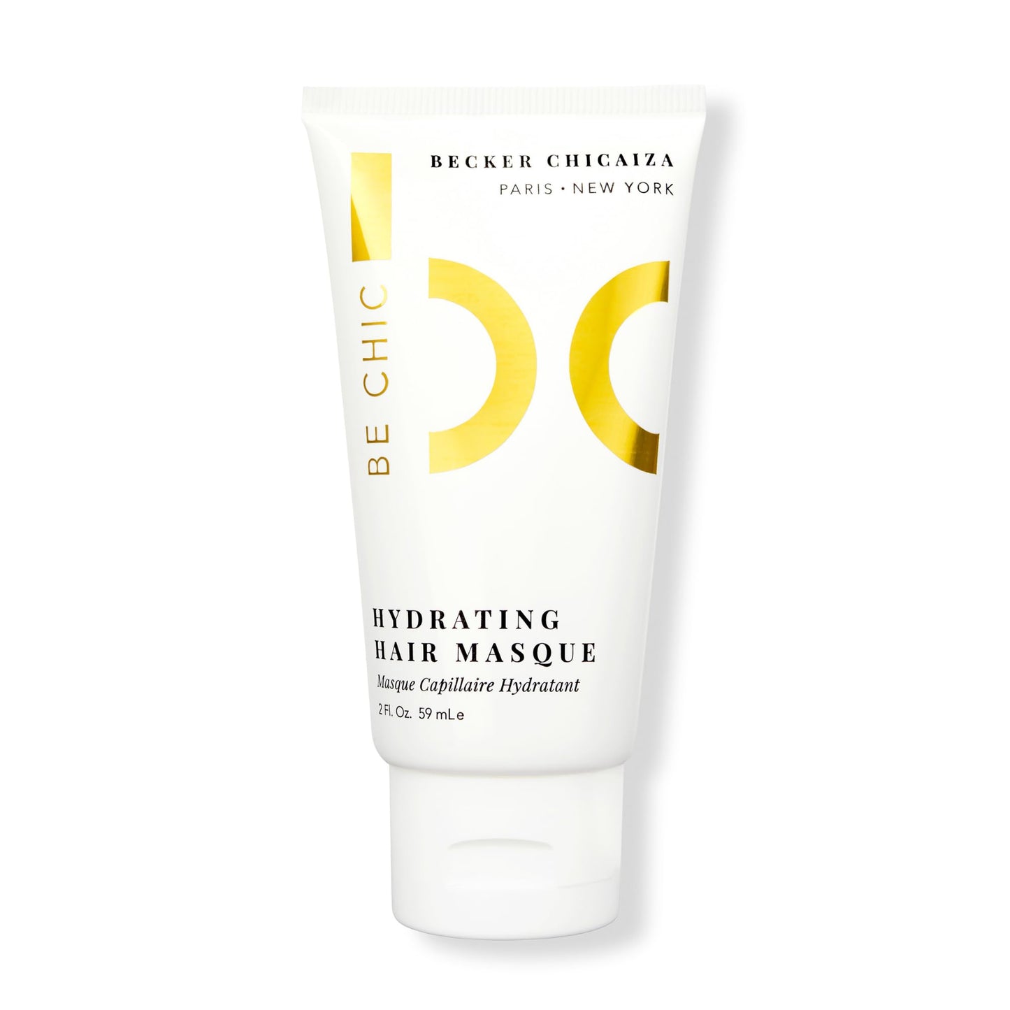 BE CHIC Mini Hydrating Hair Masque – Plant-Based, Damage Repair, Deep Conditioning, TSA-Approved, For All Hair Types