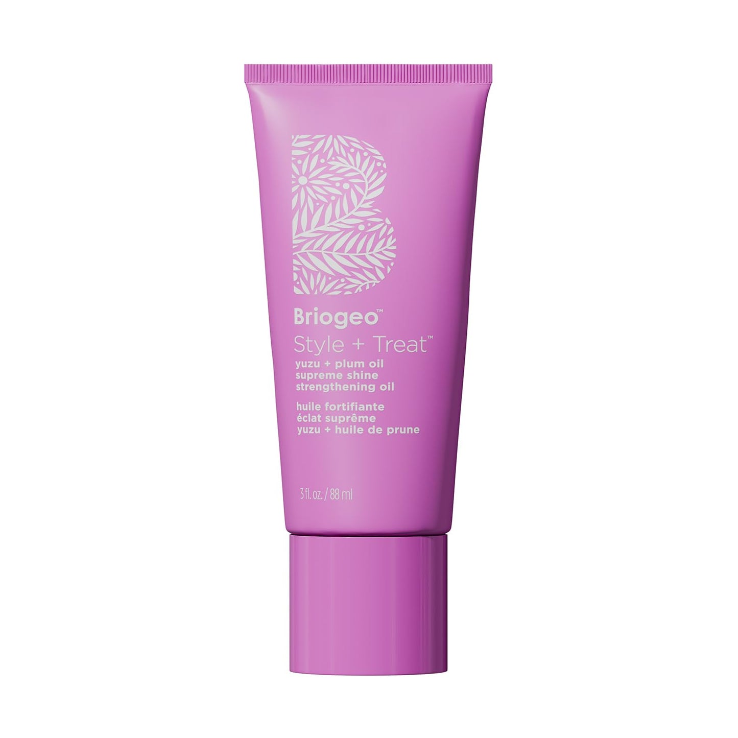 Briogeo Style + Treat Supreme Shine Strengthening Oil | Gloss-to-Oil Heat Protectant for Shine, Smoothness & Strength| Silicone-Free| Vegan & Cruelty-Free | 1.5 oz