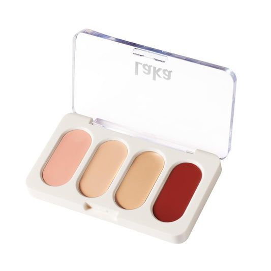 Laka Skin4 Corrector, 4.8g/0.16oz, Color Correcting Palette, Hydrating & Long-Lasting Concealer for Camouflaging Discoloration, K-Beauty (#02 Healthy Pot)