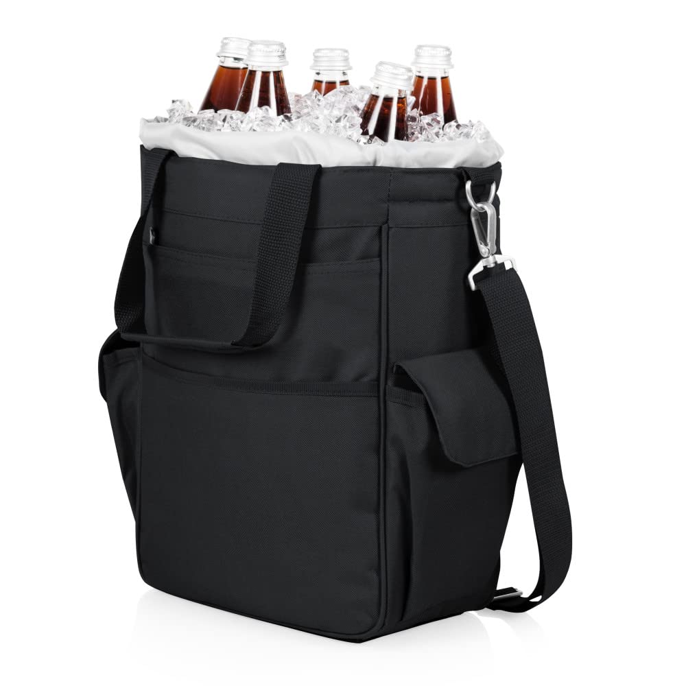 PICNIC TIME Black Las Vegas Raiders Activo Cooler Tote