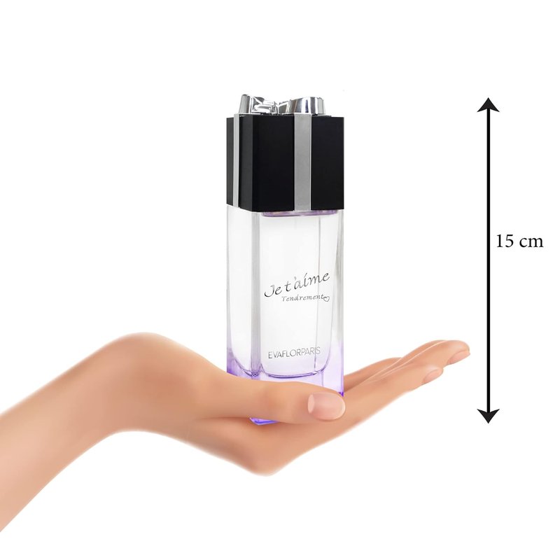 EVAFLORPARIS Je T’AIME Tendrement Eau de Parfum for Women - Sweet Fruity Scent with Lemon, Caramel & Vanilla | 3.4 Fl Oz Spray