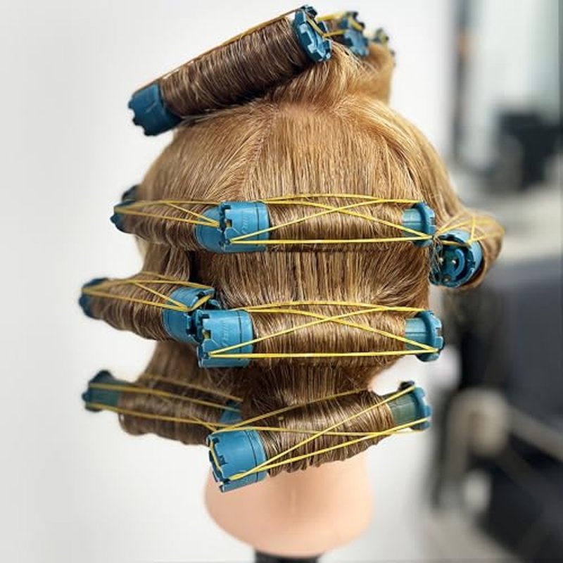 SOPHIRE 20-22 inches 100% Real Human Hair Mannequin Head with 9 Tools and Clamp, Hairdressers' Practice Training Head and Cosmotology Doll Head for Hairstyling and Braid - #27