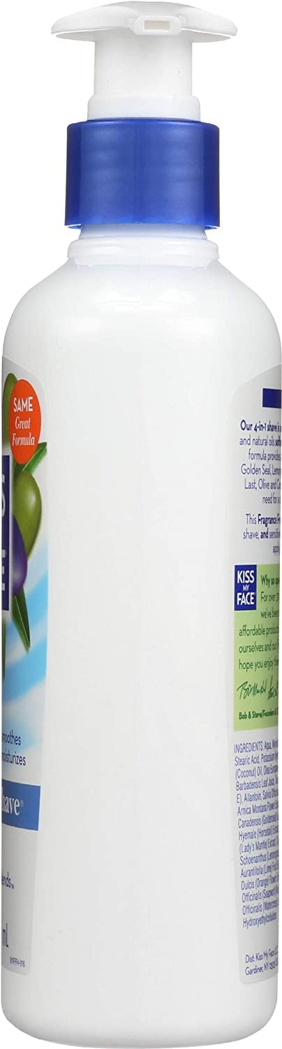 Moisture Shave Cream - Fragrance-Free 4-In-1 Pump, 11 Oz | Pack of 3