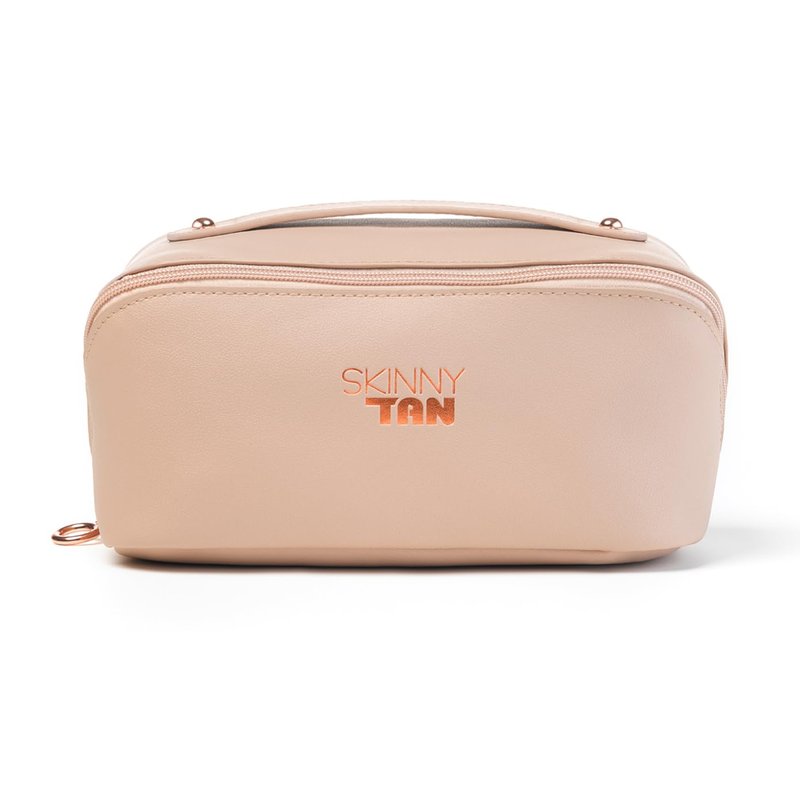 Your Perfect Glow Collection Set by Skinny Tan for Women - 4 Pc Gift Set 5oz Self Tanning Whip, 1oz Day Instant Tanner, Miracle Blush, Pink Velvet Tanning Mit