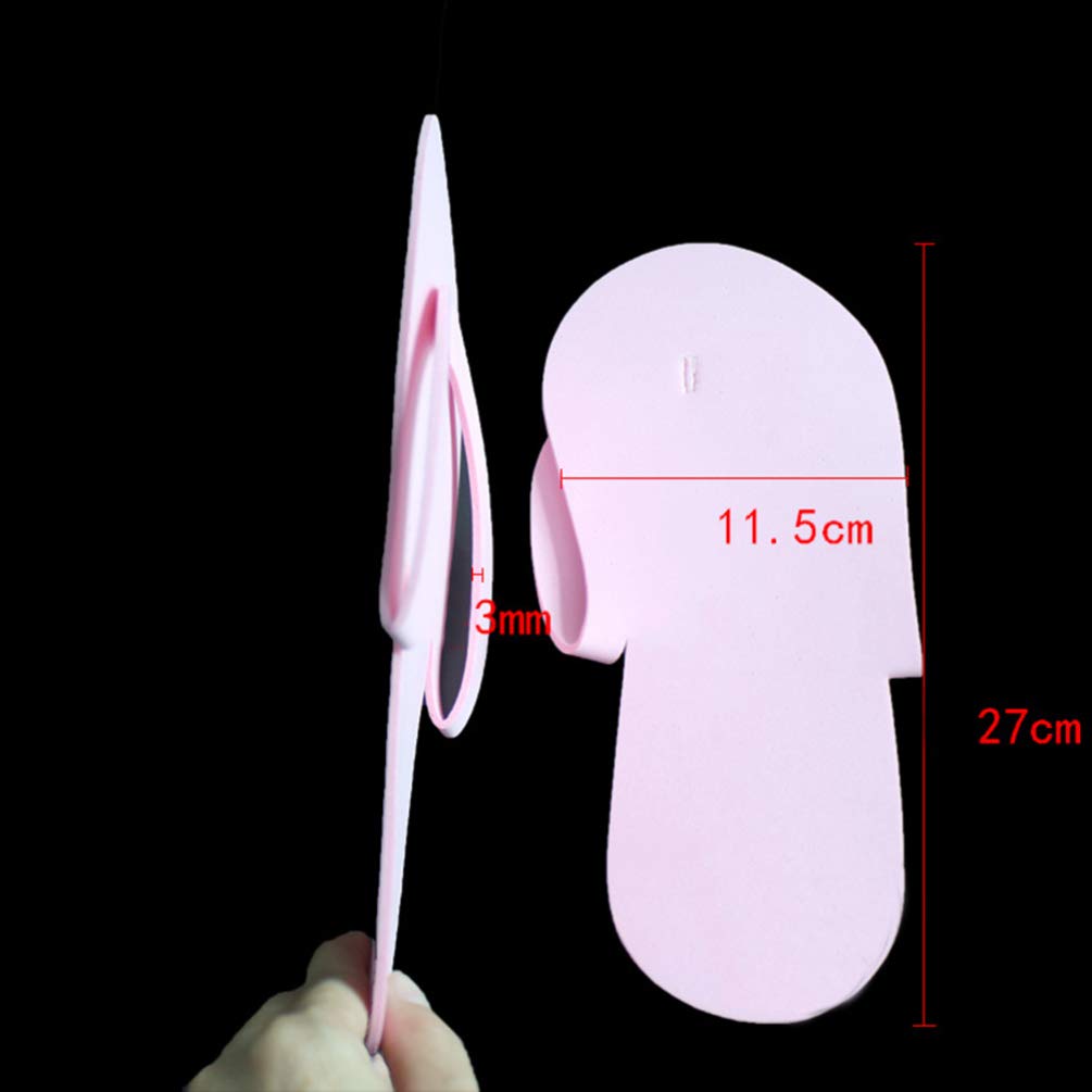 EXCEART 36 Pairs Disposable Foam Pedicure Slipppers Spa Flip Flops Foam Sandals Pedicure for Foot Spa Salon (Random Color)