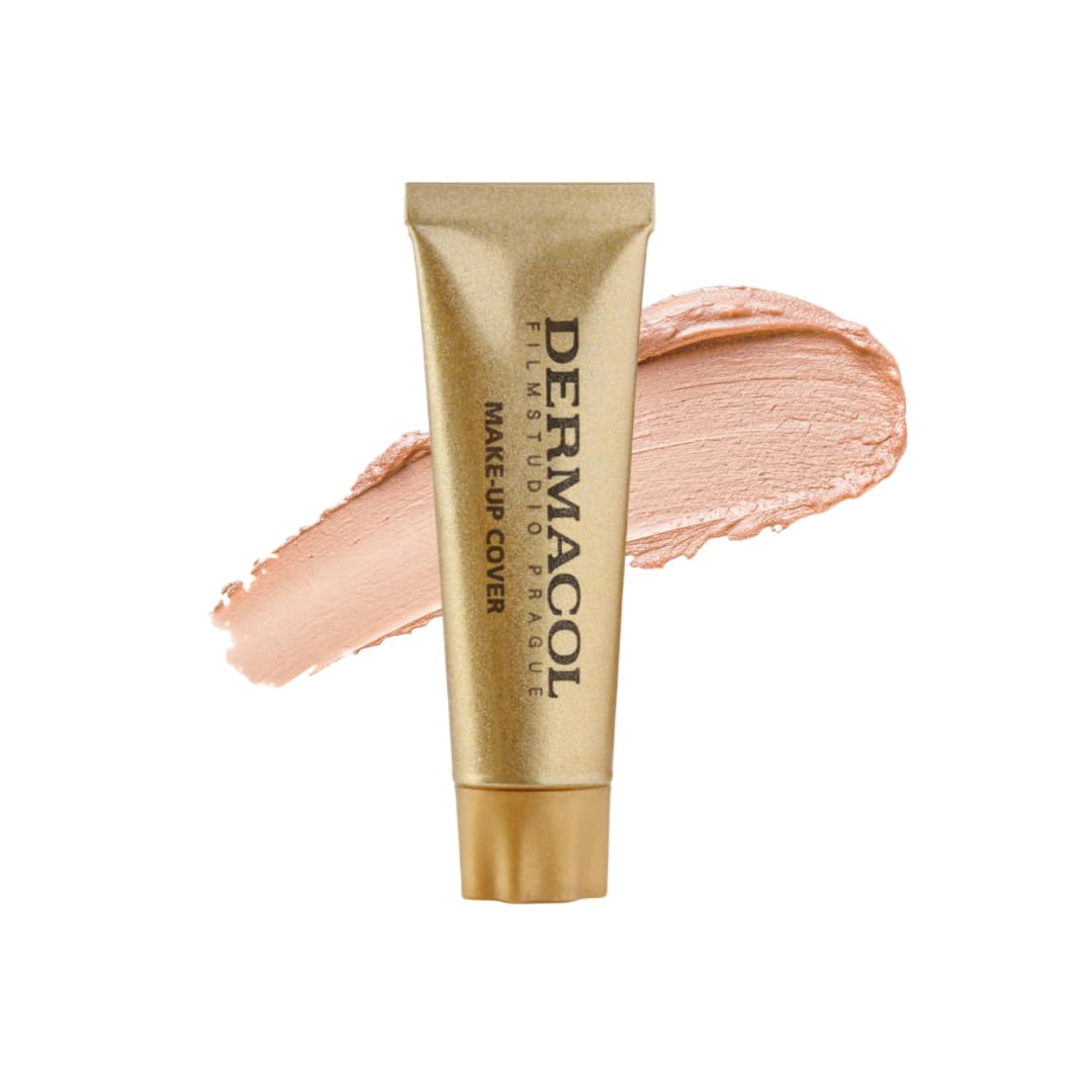 Dermacol - Mini Full Coverage Foundation 13g, Liquid Makeup Matte Foundation with SPF 30, Waterproof Foundation for Oily Skin, Acne, & Under Eye Bags, Long-Lasting Makeup Products
