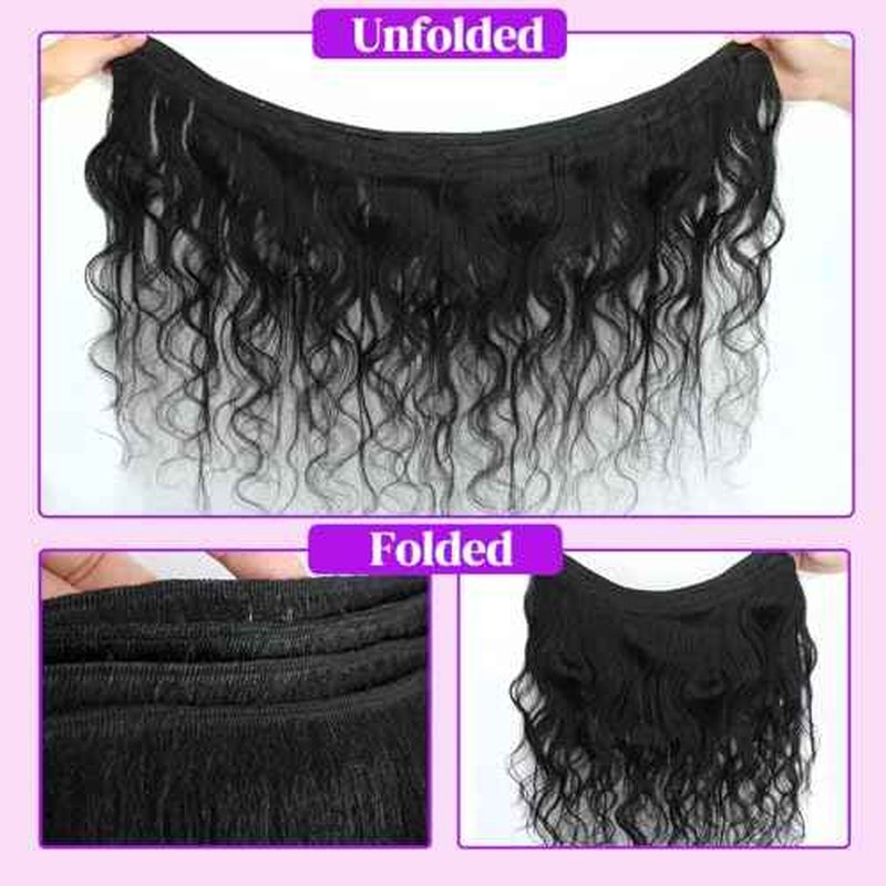 12A Human Hair Bundles 26 28 30 Inch Body Wave 100% Unprocessed Brazilian Virgin Hair 3 Bundles Human Hair Extensions Quick Weave Natural Black