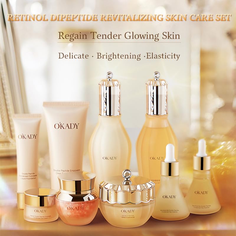 9-In-1 Moisturizing Skincare Set for Women | Daily Skin Care Routine & Gift Idea