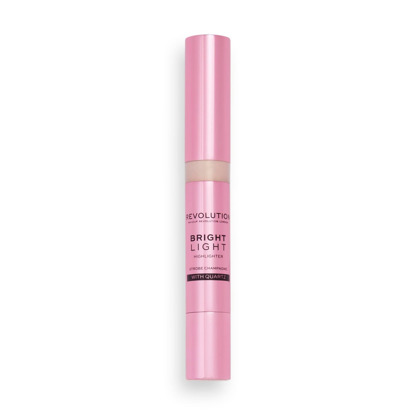 Revolution Beauty London, Bright Light Liquid Highlighter, Buildable Formula for a Luminous Skin Glow, Vegan & Cruelty-Free, Strobe Gold, 0.10 fl oz