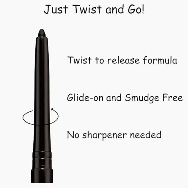 BLACKEST BLACK Eye Liner Glimmer Pencil - PACK OF 2