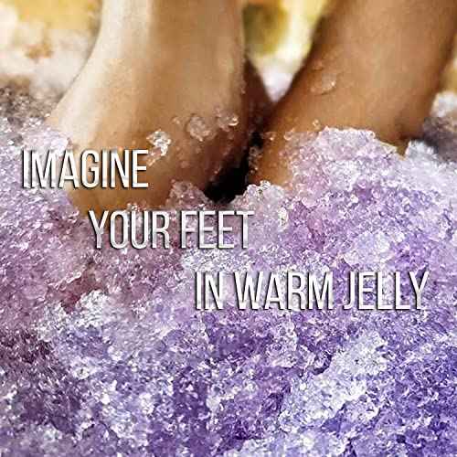 SOO Jelly Pedicure Packs - Pedicure Foot Soak For Feet - Moisturizing Jelly Spa Pedi Soak - Foot Spa Bath Soak For Soaking - Pedicure Foot Gel (Lavender)