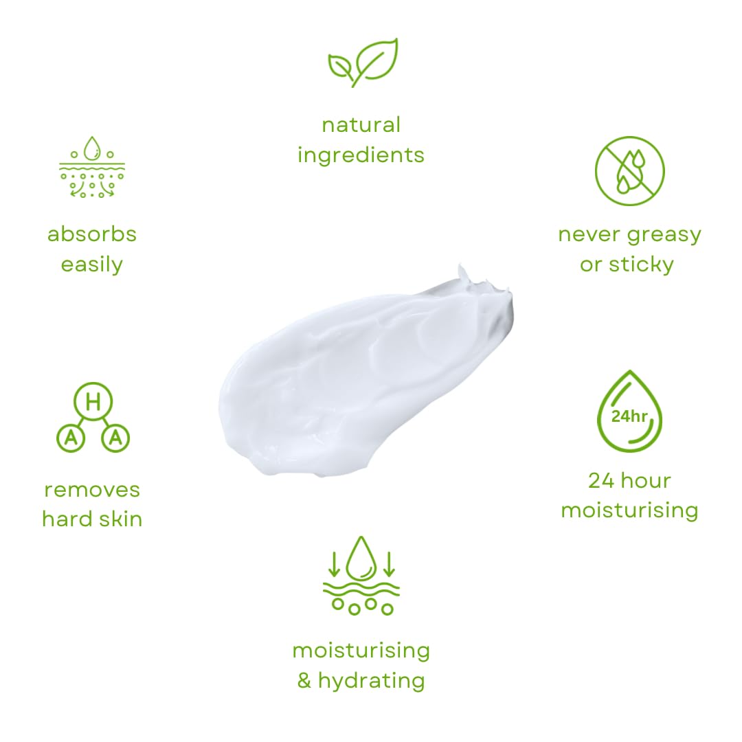 Get Fresh Rescue Me - Intensive Foot Cream for Dry Skin, Cracked Heels, and Calluses, with Shea Butter, Aloe, and Lemongrass, 170g