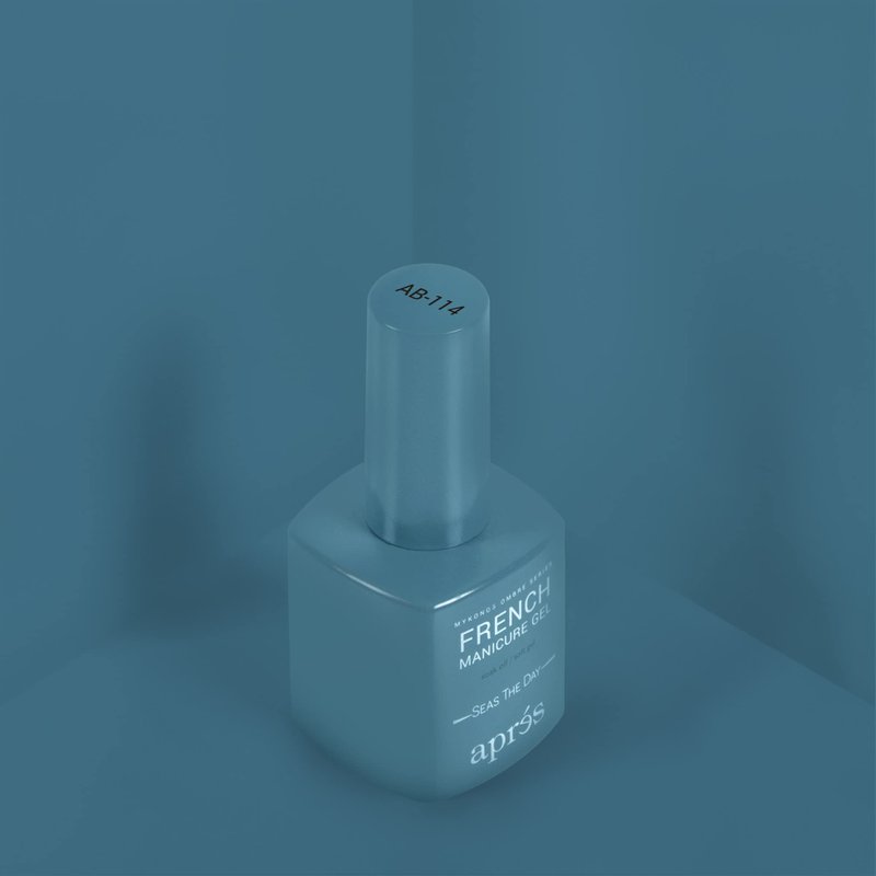 Apres Nail French Manicure Set - Mykonos | Includes 5 Ombre Color | Each Bottle 15mL / 0.5 Fl Oz | 2022 Version