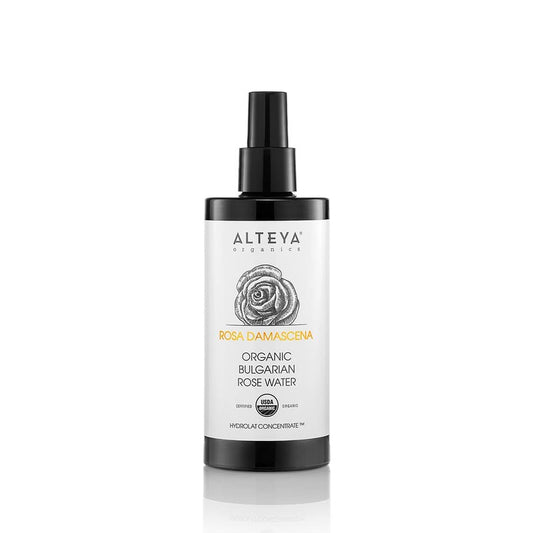 Alteya Organic Rose Water Facial Toner - High-Potency Moisturizer | 6.8 Fl Oz Pure Bulgarian Rosa Damascena