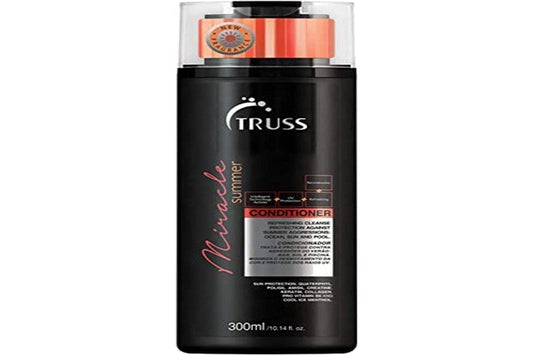 TRUSS Miracle Summer Conditioner - Moisturizing Conditioner, Protects Hair From Sun, UV, Ocean & Pool Water, Adds Shine, Prevents Color Fading - All Hair Types (10.14oz) (I0101805)
