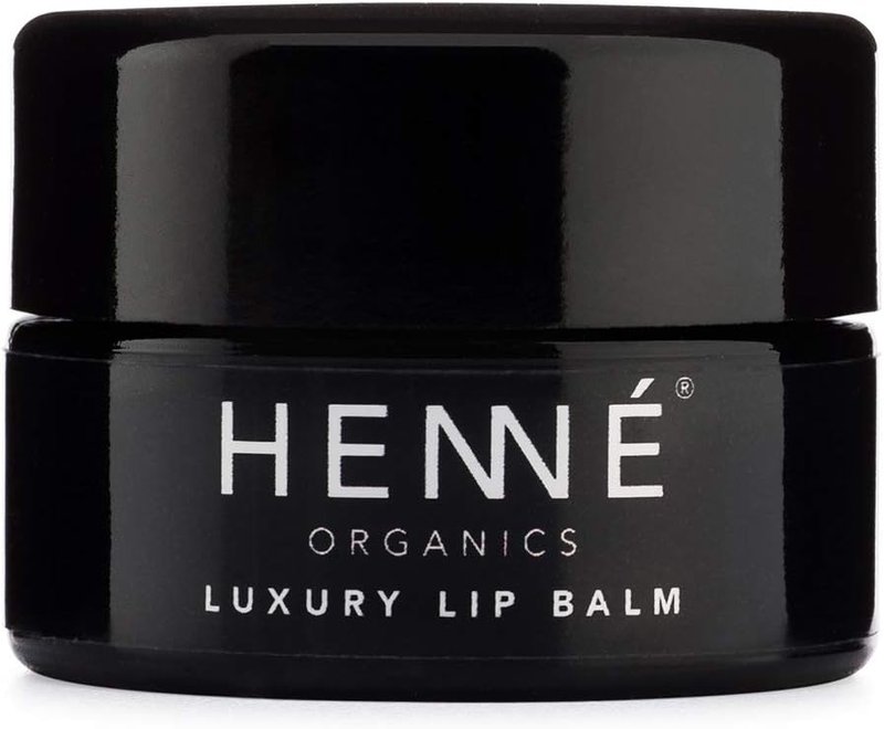 Henné Organics Luxury Lip Balm - Natural Organic Moisturizer | 0.35 Ounce Jar