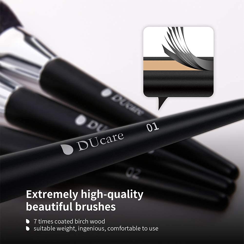 DUcare Makeup Brushes with Makeup Brush Solid Soap Cleanser