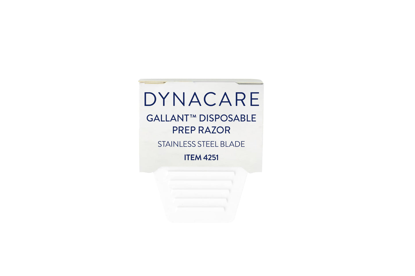Dynarex Gallant Disposable Prep Razors, Used before ECG and other Procedures, Disposable Razors with Open Design, Ergonomic Surgical Prep Razors, 1 Box of 50 Razors