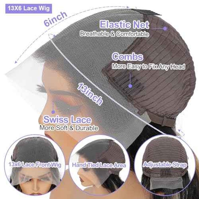 13x6 1b/27 Highlight Ombre Balayage Lace Front Wigs Human Hair Black and Blonde Body Wave Lace Frontal Wig Pre Plucked with Baby Hair for Black Women HD Transparent 180% Density Wig 24 Inch