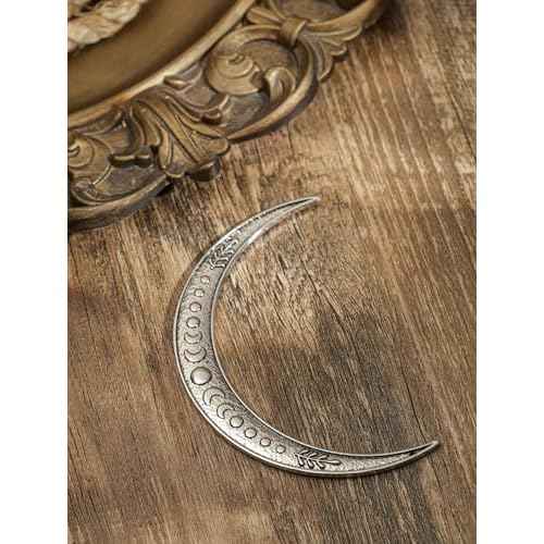 HAQUIL Moonphase Cresent Hairstick Vintage Antique Moon Shape Viking Hairstick Jewelry