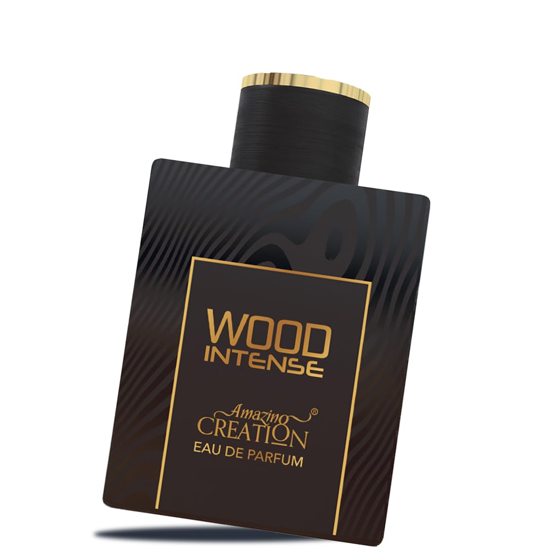Amazing Creation Wood Intense EDP For Men, 3.4 Fl Oz / 100ml