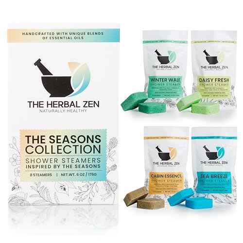 Shower Steamers Aromatherapy Tablets ? Variety Pack - Shower Bombs Aromatherapy Made in USA ? Self Care Gifts for Women and Men ? Natural Essential Oils ? Adult Christmas Stocking Stuffers (8 Pack)