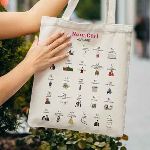 New Girl TV Show Inspired Gift, Girl Fans Gift Tote Bag Merchandise, Funny Shoulder bag Gifts for Sister Friends Shoulder Bag
