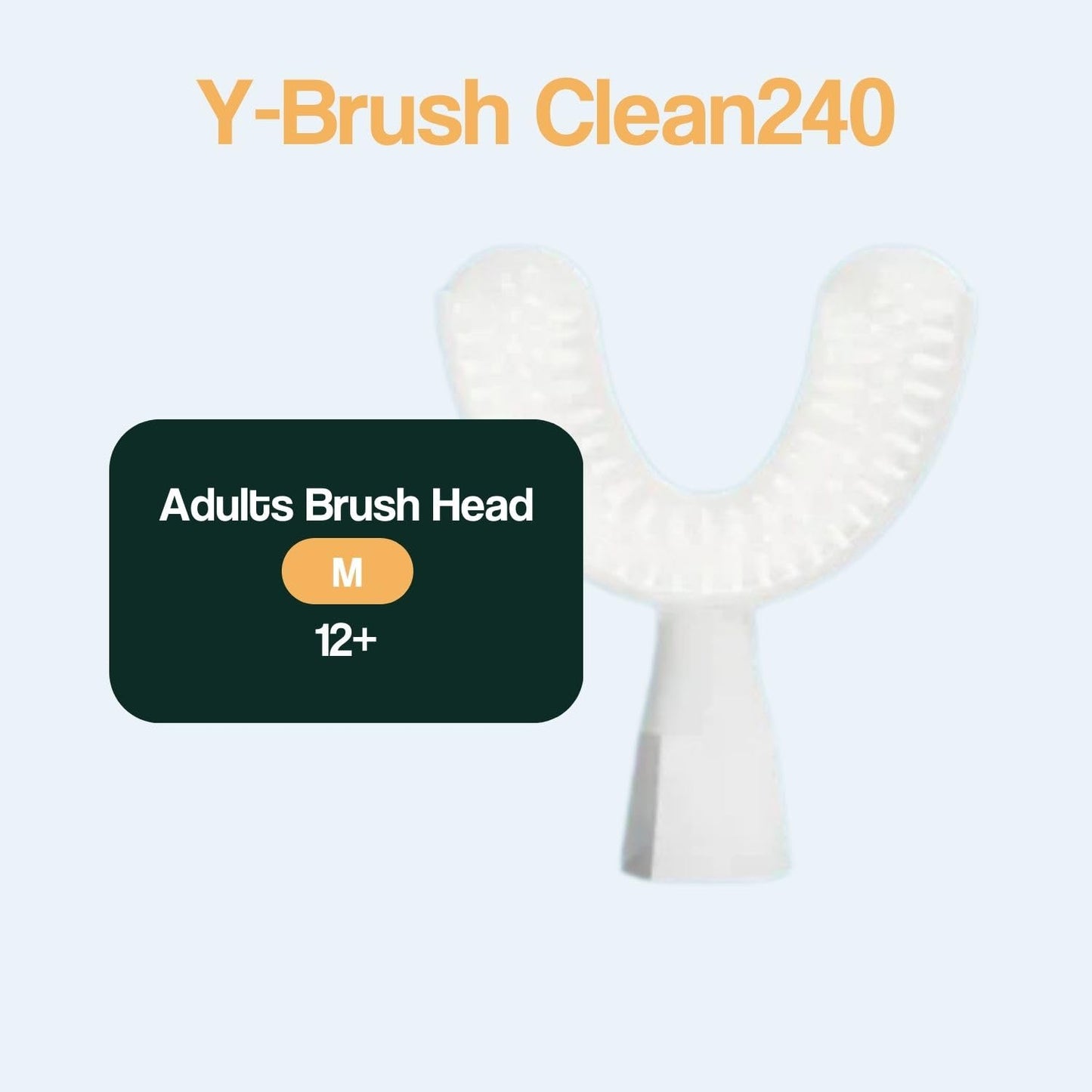 Y-Brush Clean240 Replacement Brush Head - Ultra, Essential - Adult 12+