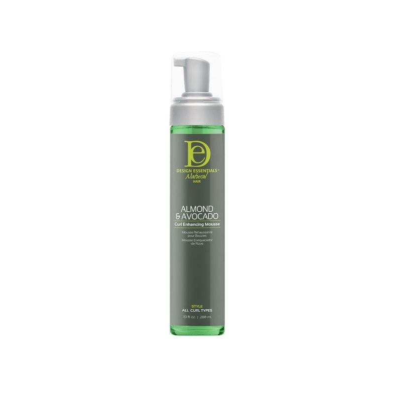 Design Essentials Almond and Avocado Curl Enhancing Hair Mousse for Curly Hair; 10 Oz (Pack of 1)