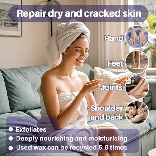 MAQIHAN Paraffin Wax for Hand and Feet - 2 Pack Lavender Scented Paraffin Wax Refills Hand Wax for Dry Skin, Hydration Nourish