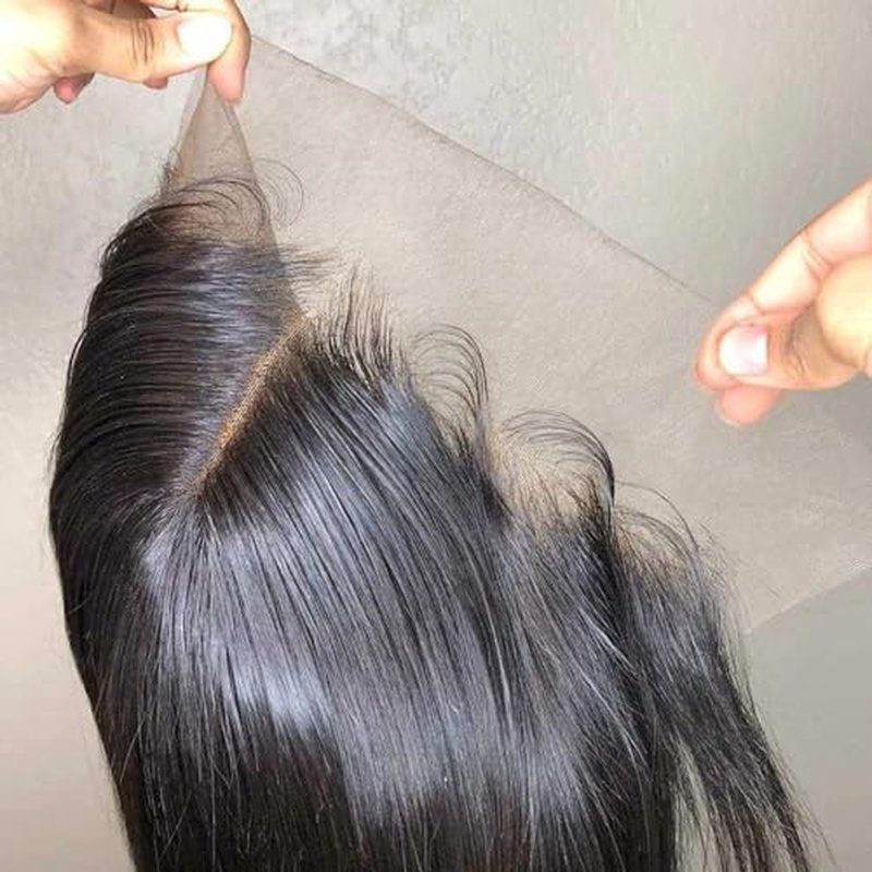 Grand Nature Frontal HD Lace Closure Only, 13x6 Frontal HD Lace, 5x5 HD Lace Closure Body Wave, Straight 4x4 Closure, 13x4 Lace Frontal HD Lace (Straight, 12"-13x6 Frontal)