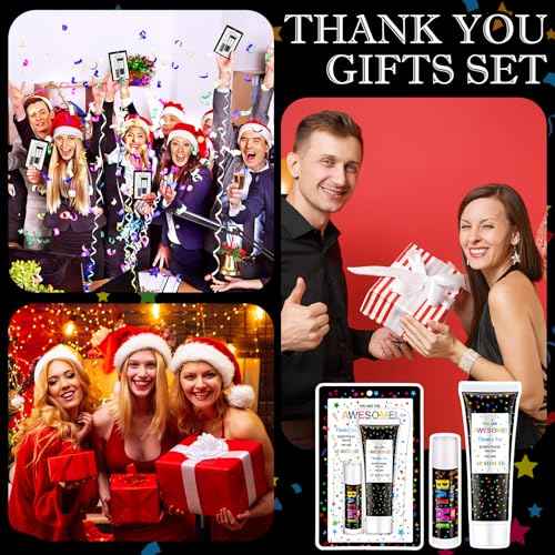 15 Pack Christmas Employee Appreciation Gift Lip Balm Hand Cream Bulk Teacher Staff Team Thank You Gift You're the Awesome Fall Thanksgiving Appreciation Party Favor for Coworker Women Men