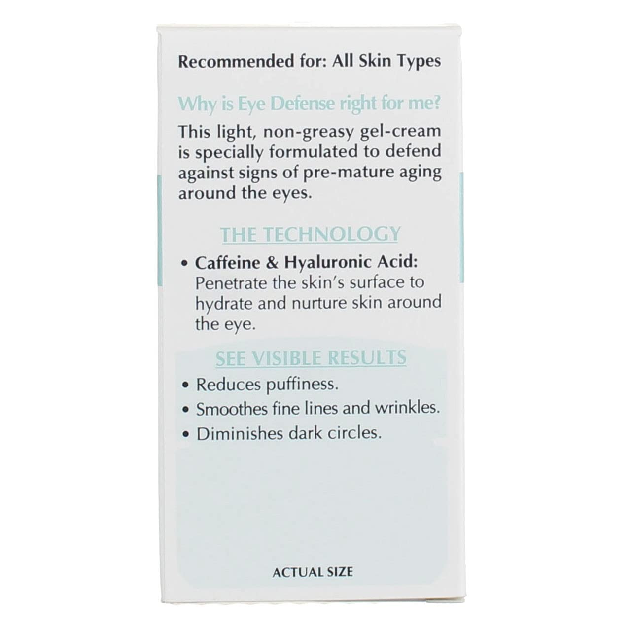 L’Oreal Paris Dermo-Expertise Eye Defense Gel, 0.5 oz (Pack of 2)