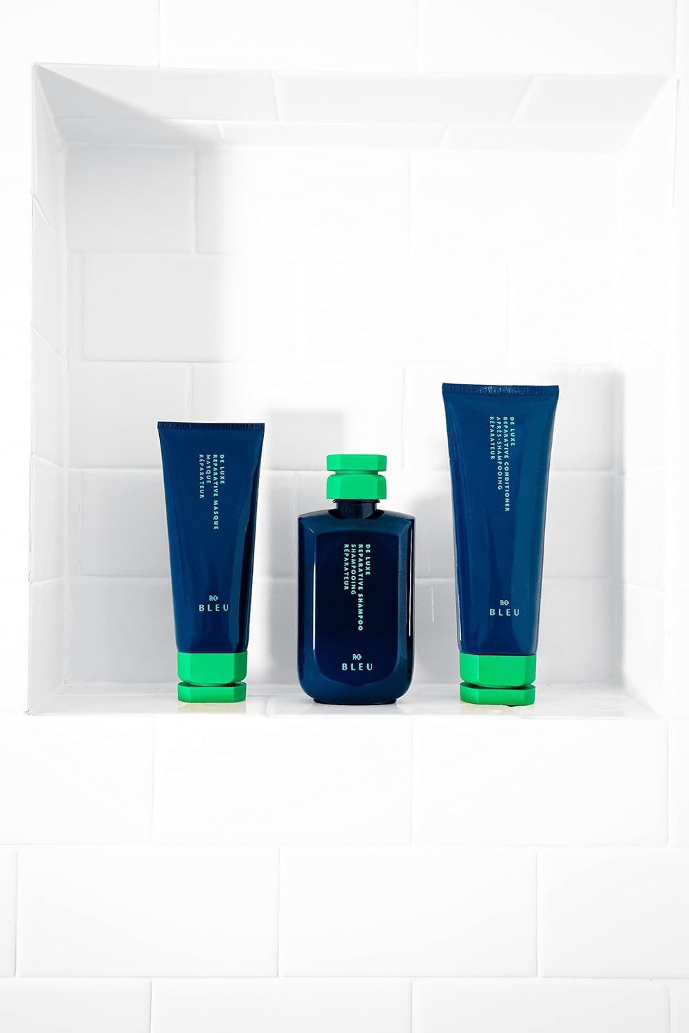 R+Co BLEU De Luxe Reparative Shampoo – Reparative Cleanse for Coarse, Fragile & Damaged Hair – Hydrates, Strengthens, & Repairs – Seals Cuticles, Improves Texture & Elasticity – Sulfate-Free – 8.5 oz