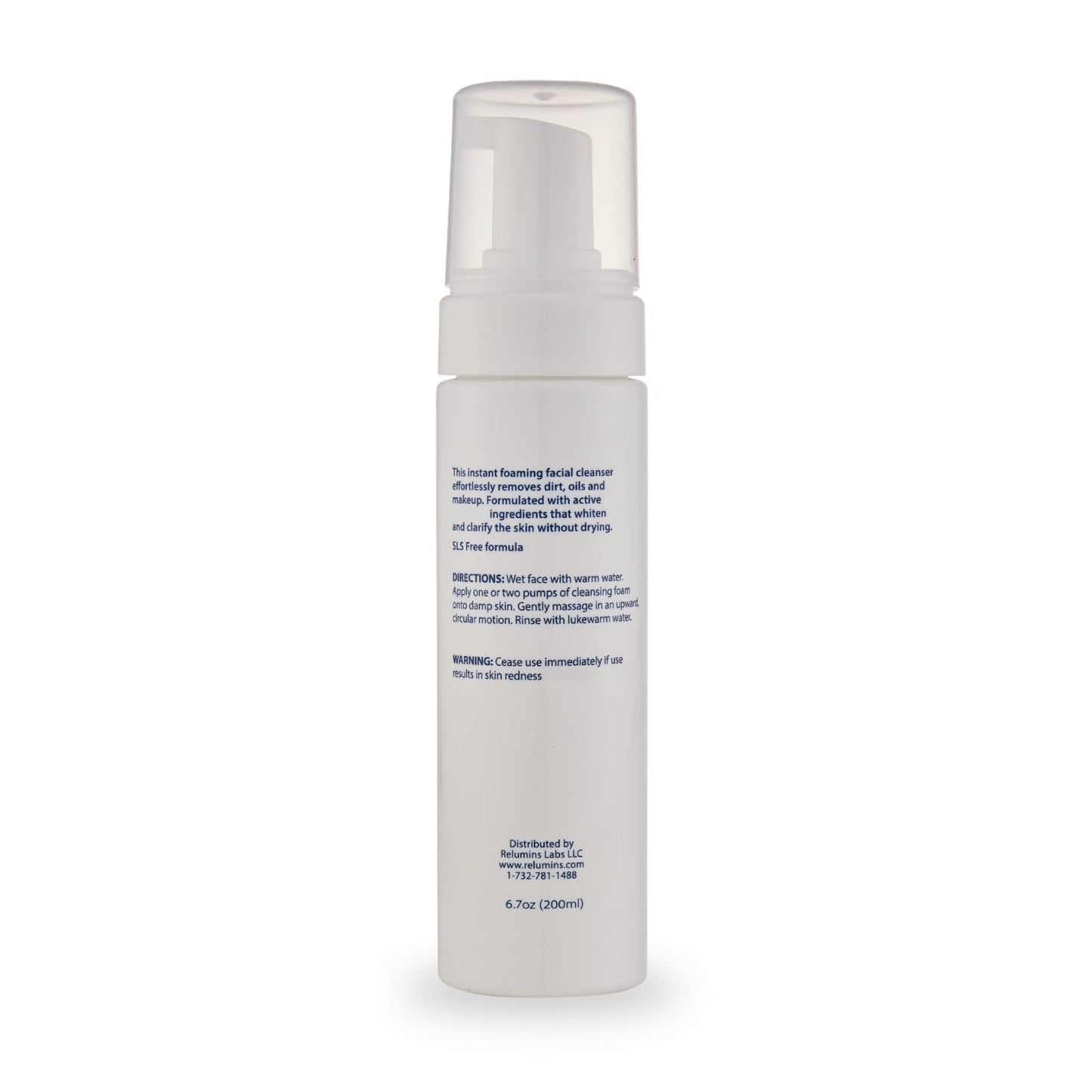 Relumins Advance Clarifying Foaming Cleanser | Gentle & Effective Facial Cleanser for Sensitive Skin | Removes Dirt, Oil & Makeup, Non-Drying Formula – 200ml