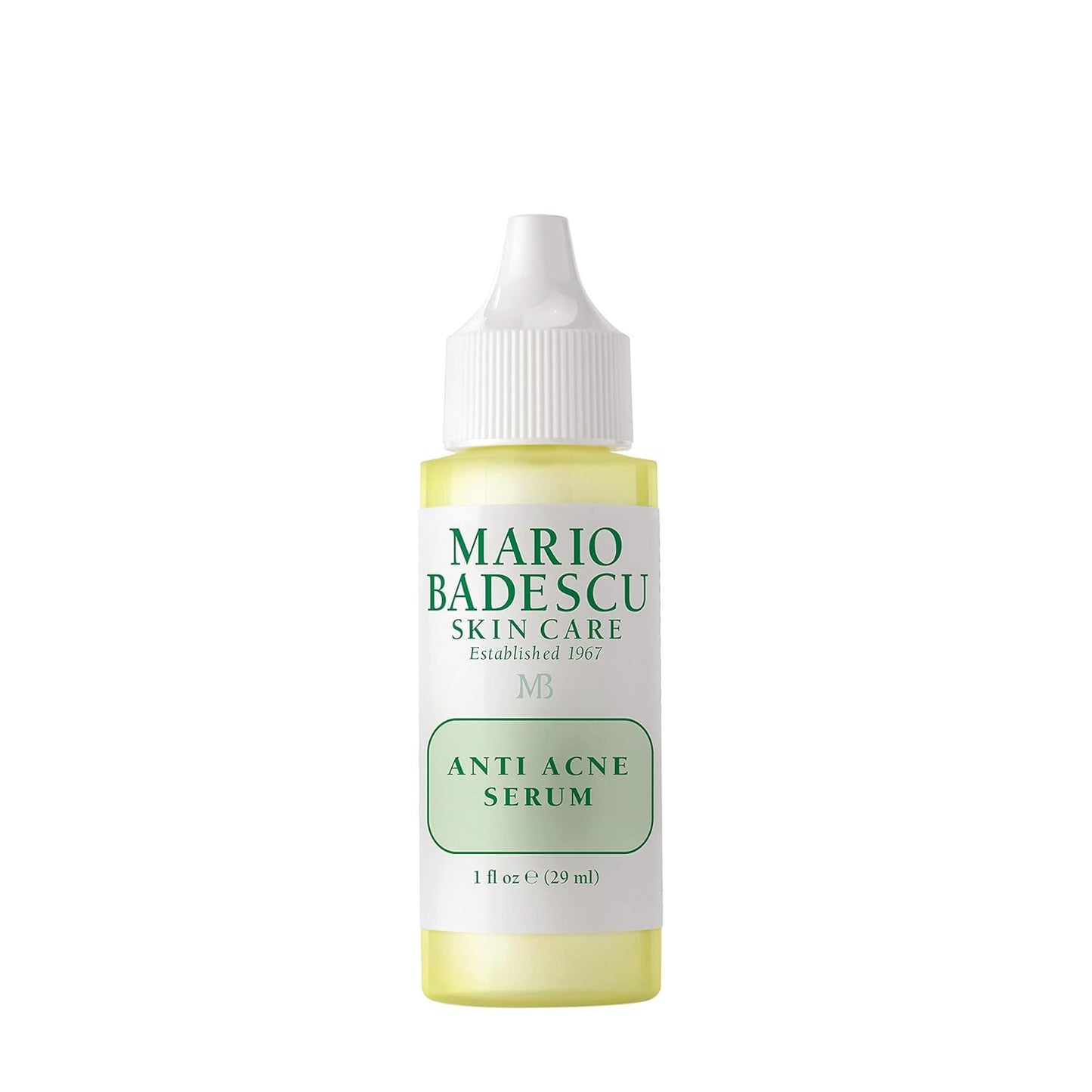 Mario Badescu Acne Facial Cleanser & Anti-Acne Serum | Oil-Free Face Wash & Clarifying Gel Duo with Salicylic Acid & Aloe Vera | Deep Pore Clean & Clogged Pores Treatment for Clearer Skin| 6 + 1 Fl Oz