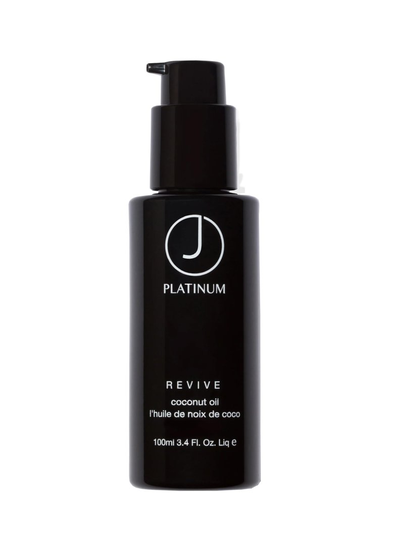 J Beverly Hills Platinum Revive Hair Oil with Argan Oil for Heat Protection, 0.33 Oz