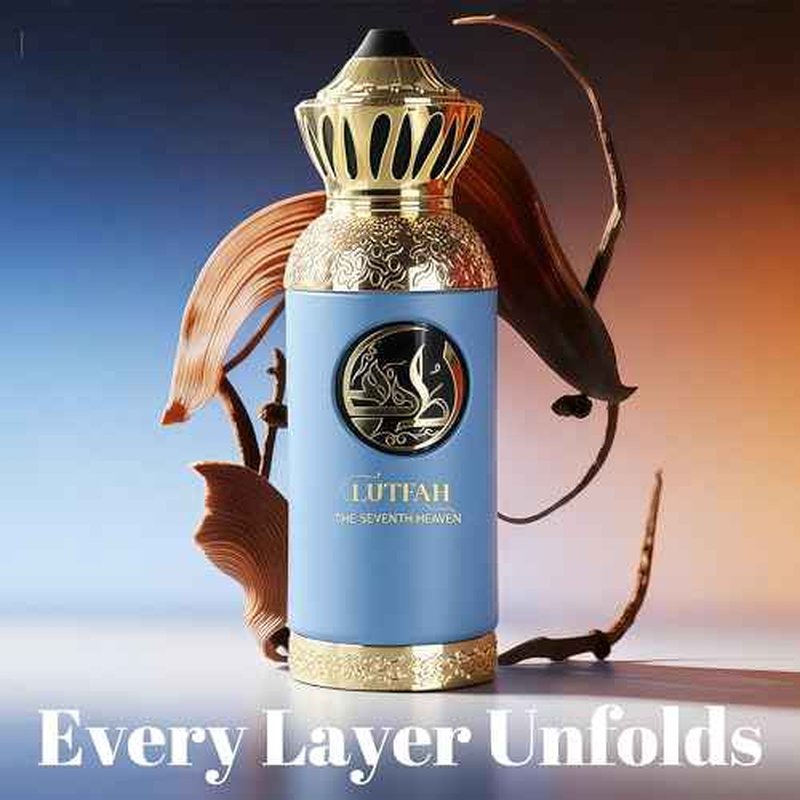 Lutfah Seventh heaven Unisex Perfume 80ml | Eau de Parfum with Pink Pepper,Agarwood,Leather&Musk Scent Fragrance Long-Lasting Luxury Cologne for Men & Women