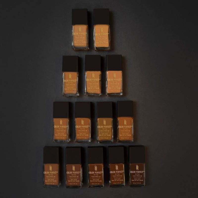 Black Radiance Color Perfect Liquid Foundation - Dark Chocolate | 1 Oz (Pack of 5)