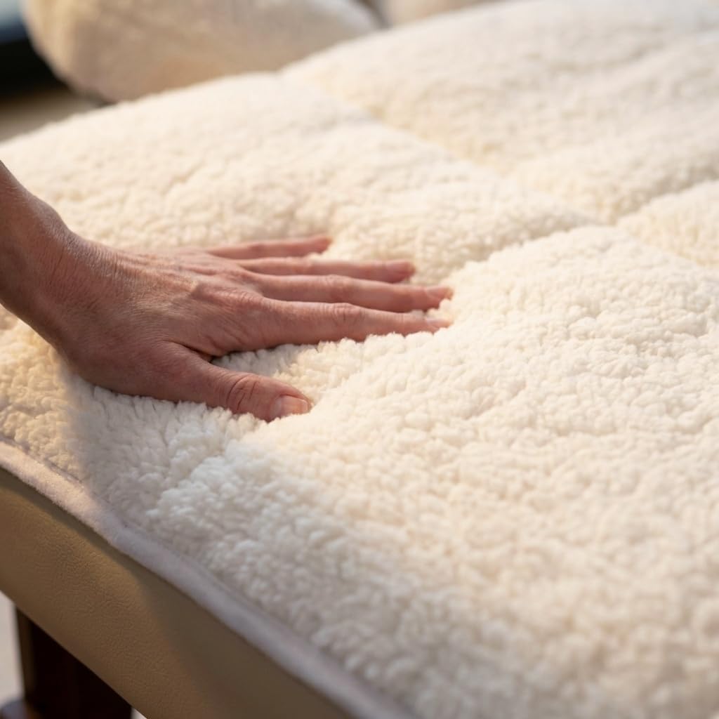 Fleece Massage Tables Cover Set 31"x72", Cozy Quilted Massage Bed Topper, Includes Pad & Face Cradle Cover, Natural, Hypoallergenic, Skin-friendly – Ideal for Spa, Physical Therapy, Home Massage